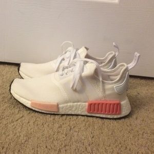 White Adidas NMDs